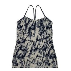 Lululemon Power Y Tank Luon Granite Black Mojave Tank